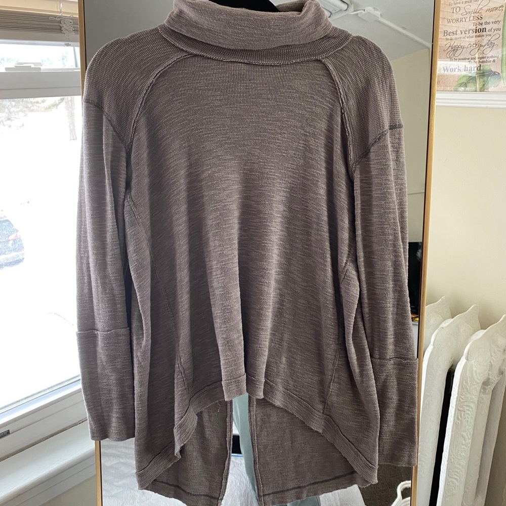 Free People Turtleneck Sweater with Open back